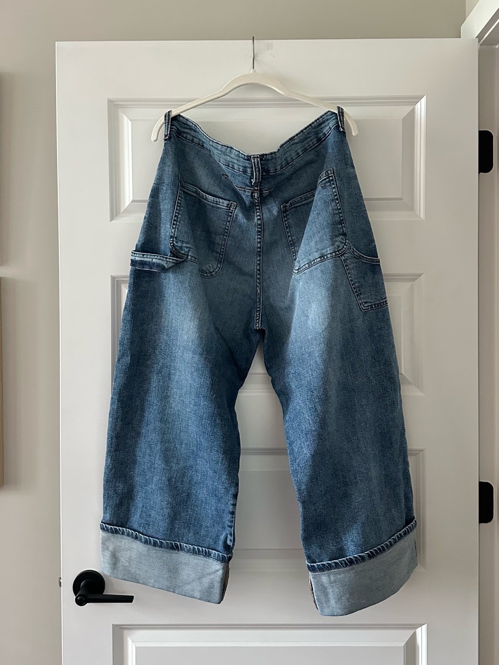 Anthropologie Kayden High Rise Carpenter Barrel Jeans by Pilcro Size 32 - Picture 3 of 9